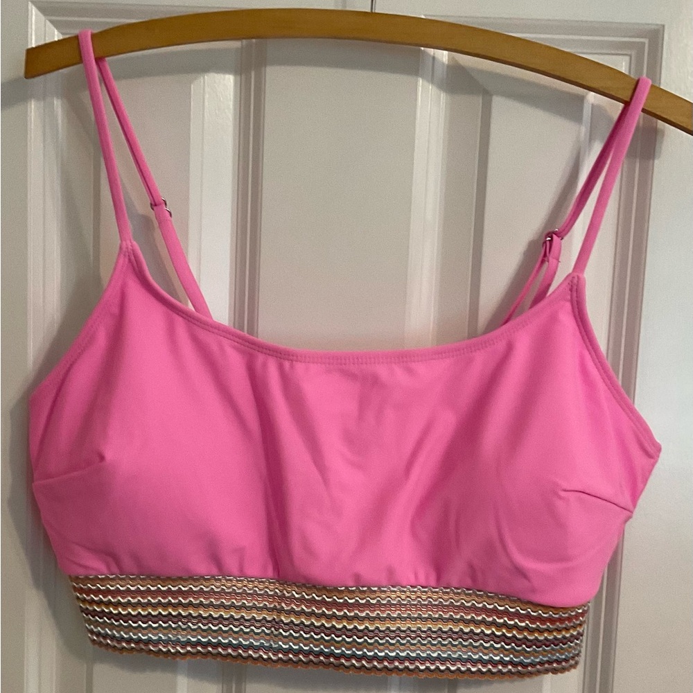 Pink bikini with Multicolor Band (2 piece)